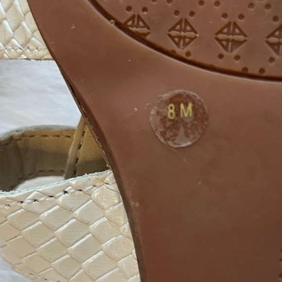 Antonio Melani Fea Gladiator White Sandal in St. Tropez Size 8 - Picture 5 of 8